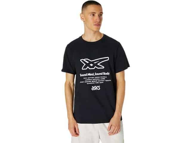 CAMISETA ASICS MEN STRIPE GRAPHIC SS TEE